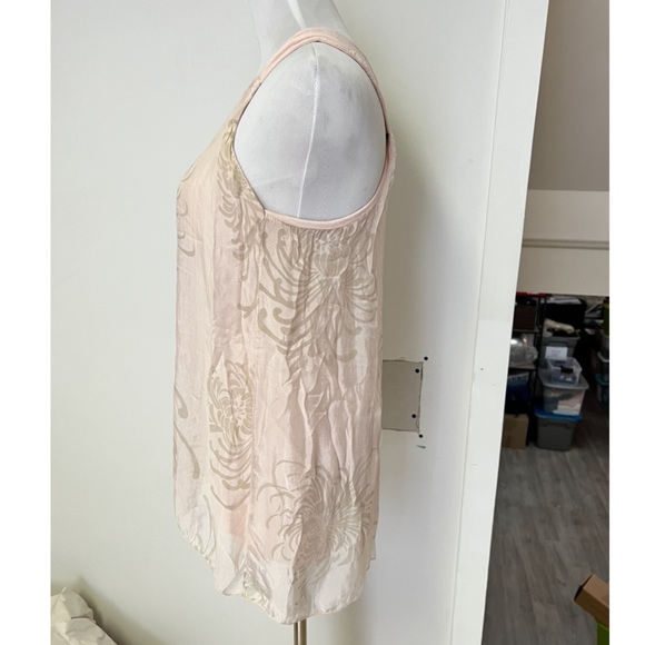 Diabolika Seta Silk Tank Top with Underlay - Picture 3 of 4